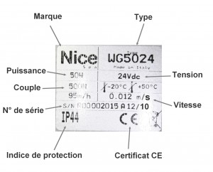 identifier Plaque d'identification NICE