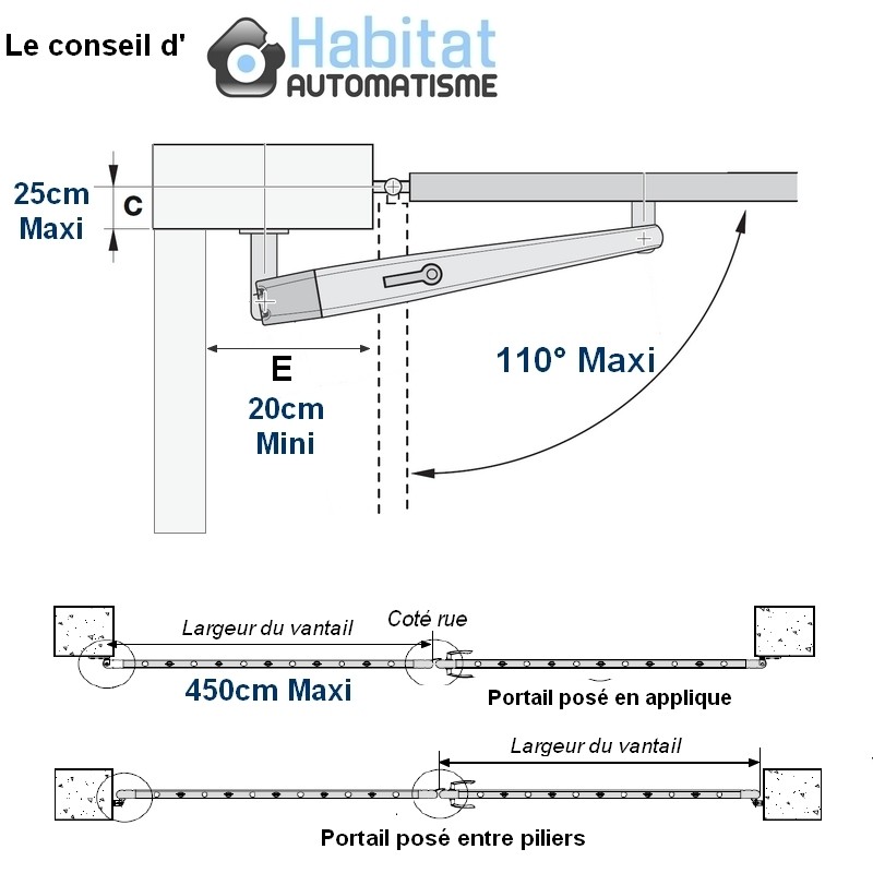 Automatisme de portail battant réversible le Nice Toona kit 5605 — free download