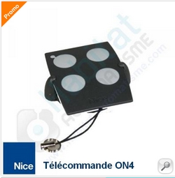 telecommande Nice ON4 St Valentin chez Habitat Automatisme