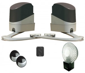 Motorisation pour portail battant la + connue : le Nice Popkit 7124