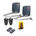 BFT - BFT KIT VIRGO SMART BT A20 Motorisation portail battant 24V - 2 télécommandes 4 canaux.