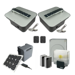 Nice Kit Metroplex 3024 MECF Solemyo Motorisation portail solaire