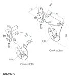 Nice NéoPlus M Kit support store vertical