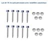 Vis auto-perceuse 6.3x32mm Lot de 10