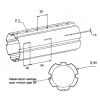 ZF64 2m Tube d'enroulement volet roulant 