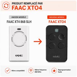 Faac XT4 868 SLH Télécommande 4 canaux Blanche