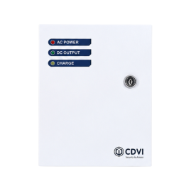CDVI PSMB123 Alimentation secourue en coffret métal 230VAC / 12V DC / 3A