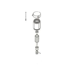 Pièce détachée CAME FAST40-230V groupe moteur