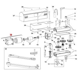 Moteur éclaté FAAC 390-230V