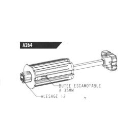 Tandem réglable ZF64 montage rénovation