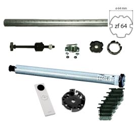 Kit motorisation volet monobloc rénovation FAAC 300cm Radio