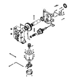 Motoréducteur de rechange pour barrière levante NICE SIGNO4
