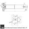 Encombrement moteur tubulaire Nice Neo LH