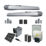 Nice ToonaKit 4024 solemyo - Motorisation solaire portail battant 