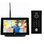 KIT VIDEO 7 POUCES WIFI SANS FIL AVEC CLAVIER ET 5 BADGES