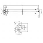 Dimensions moteur tubulaire