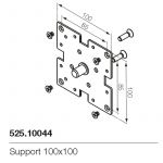 Support moteur tubulaire Nice 525.10044