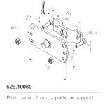 Support moteur Nice 525.10069