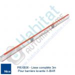 Nice X-Bar Lisse ALU 3m