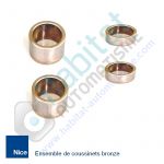 Ensemble coussinet bronze Nice