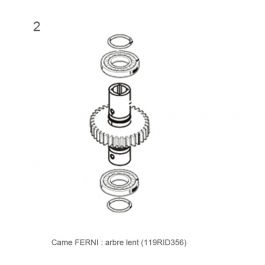 CAME Arbre Lent V600 | Pièce De Rechange Pour Portail