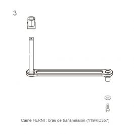 Bras de transmission CAME FERNI - Habitat Automatisme