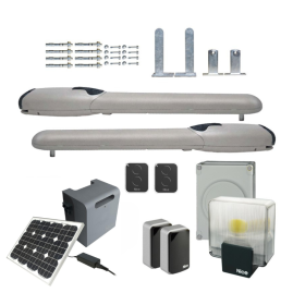 NICE WingoKit 5024 Solemyo Motorisation portail battant Energie solaire