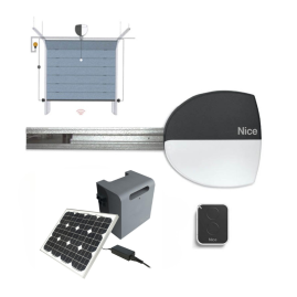 Nice SpinbusKit 30 Solemyo Motorisation porte garage Energie solaire