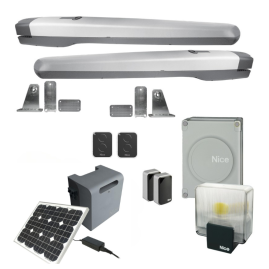 Nice Toona Kit 7024 Solemyo Motorisation portail Energie solaire 