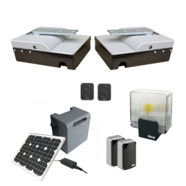 Nice X-MetroKit 2124 Solemyo Moteur portail battant Energie solaire