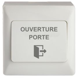 IZYX Bouton poussoir ABS Ap 86X86X38/44mm contact inverseur CO/NO/NF