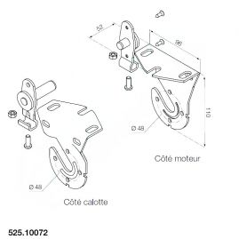 Nice Era Kit motorisation store vertical EM3017