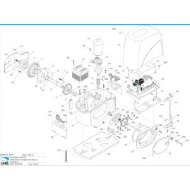 Moteur éclaté CAME BX243