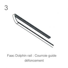 Pièce détachée FAAC Dolphin rail