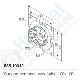 Support moteur Nice 535.10012