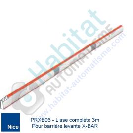 Nice X-Bar Lisse ALU 3m