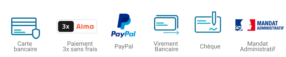 Modes de paiement disponible sur le site - Habitat Automatisme