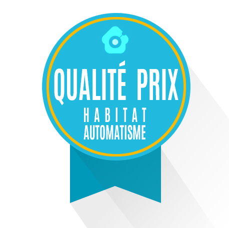 sceau qualité prix des clients d'Habitat Automatisme